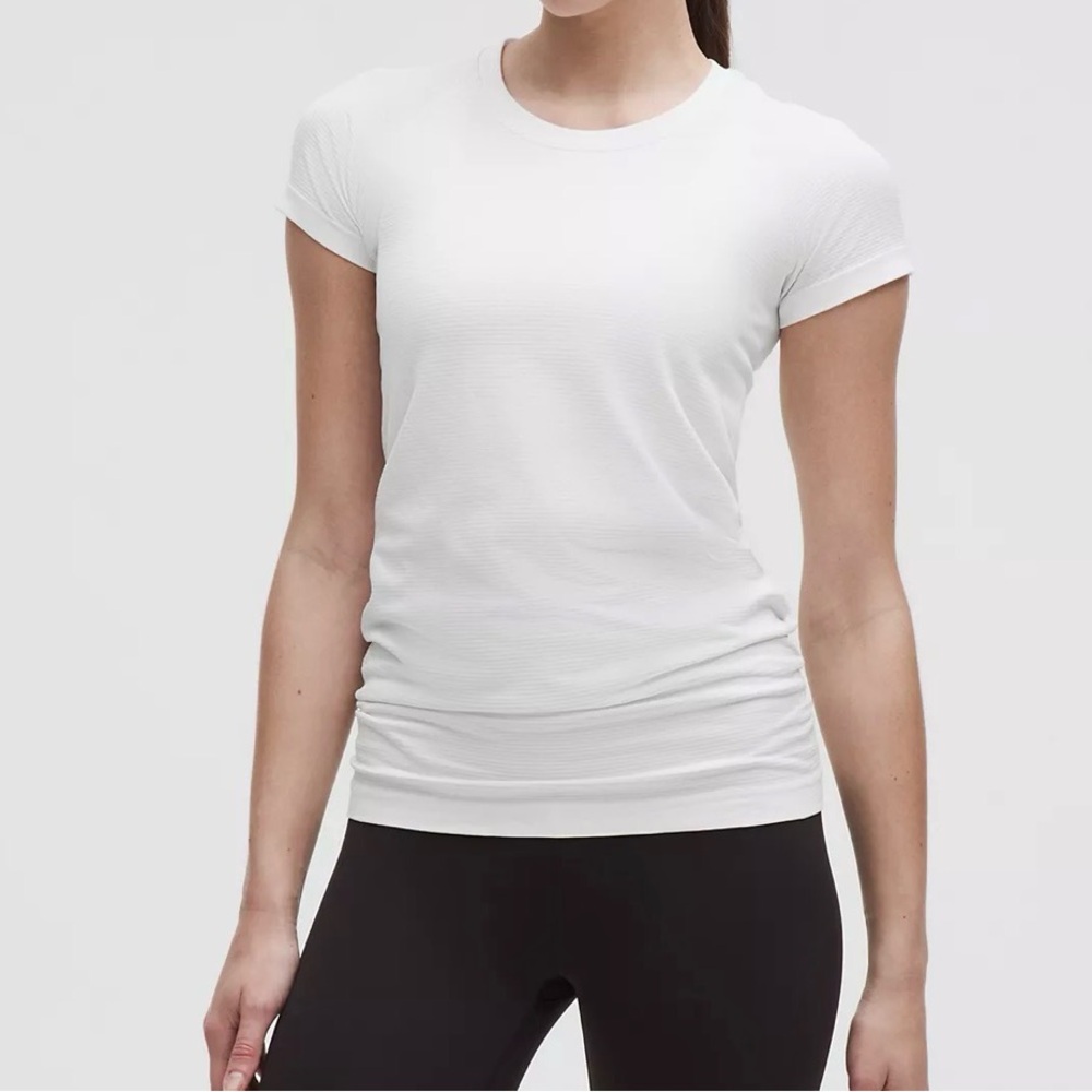 Lululemon Swiftly Tech 2.0 White Shirt Size 6